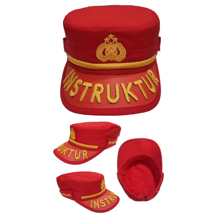 Topi Pet / Komando Pama Instruktur Premium Karlit