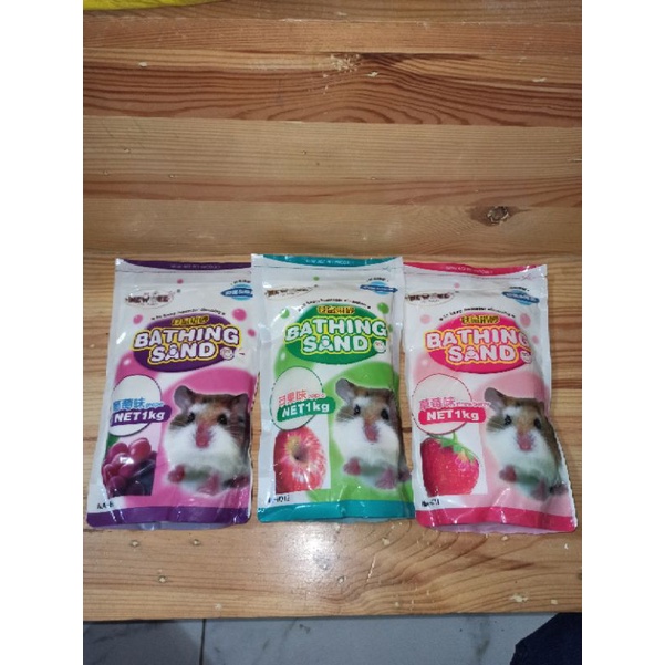 pasir hamster 1kg bathing sand pasir wangi