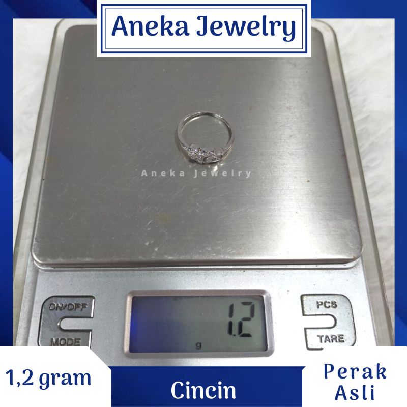 Cincin Love Mata2 Ukir, Perak 925, Sepuh Emas Putih