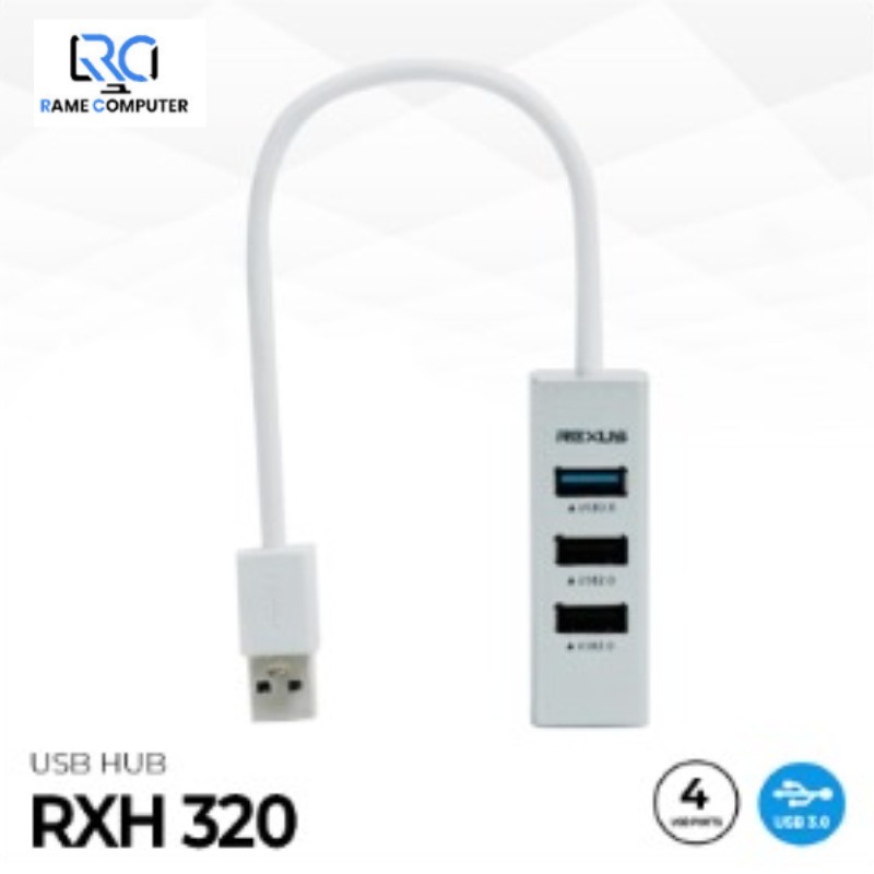 Usb Hub Rexus RXH-320 ORIGINAL / Usb 3.0 1Port / Usb 2.0 3Port