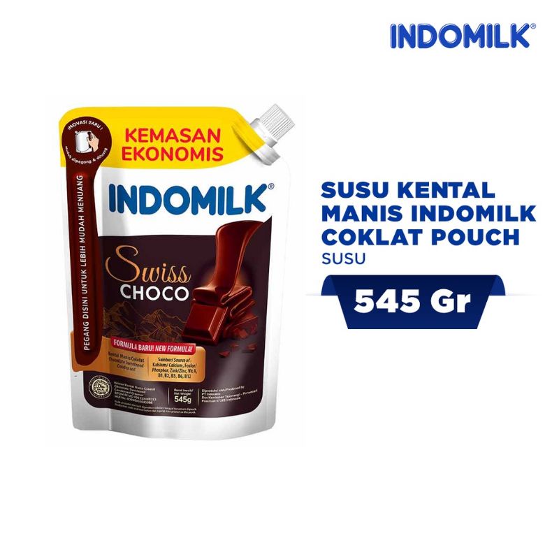 

susu indomilk pouch coklat/putih 545ml