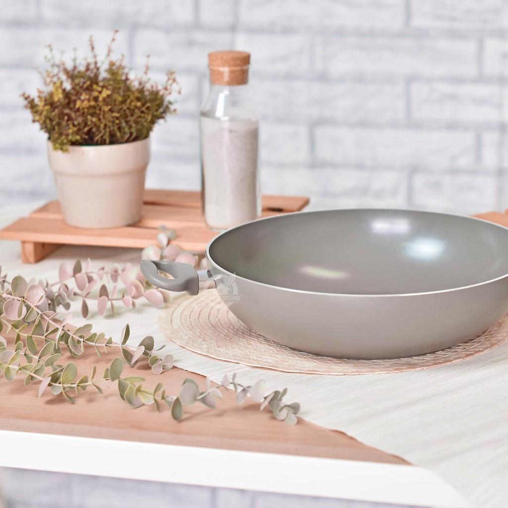 Delight Grey Open WOK 32cm