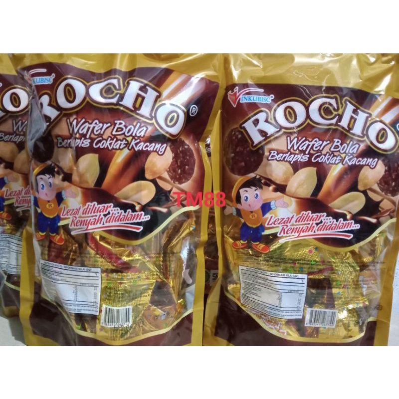 

WAFER BOLA BERLAPIS COKLAT KACANG 140 gram