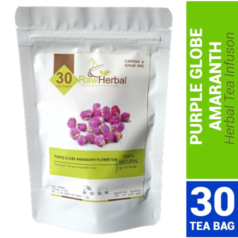 Globe Amaranth Flower Tea : Teh Bunga Amaranth (30 Tea Bag)