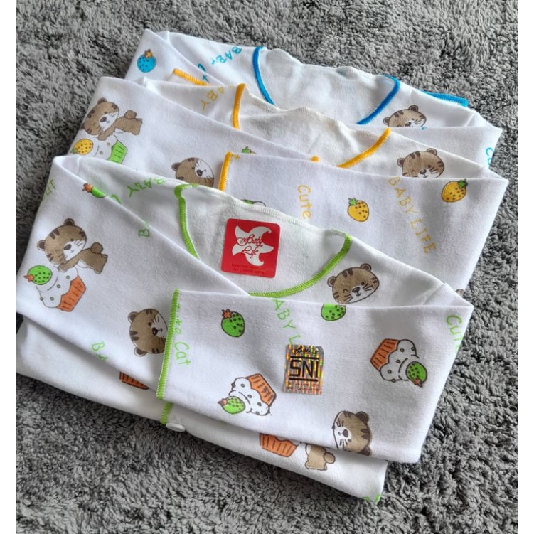 BABY LIFE-6PCS BAJU BAYI LENGAN PANJANG-BAJU BAYI BABY LIFE LENGAN PANJANG-BAJU BAYI LENGAN PANJANG MURAH