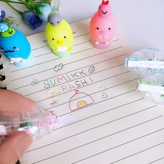 

Menakjubkan Correction Tape Sumikko Gilaa!!!