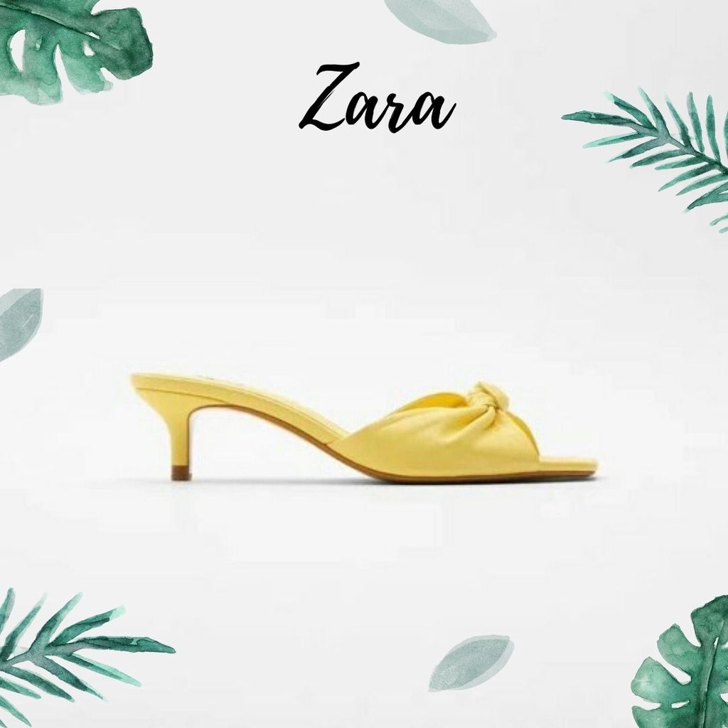 SANDAL ZARA 109 LEATHER HEELS 5.5 CM PREMIUM IMPORT