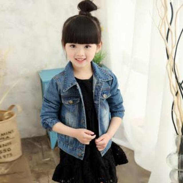 Jaket Jeans anak Perempuan