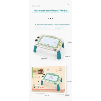 

PAPAN TULIS GAMBAR MAGNETIC MEJA