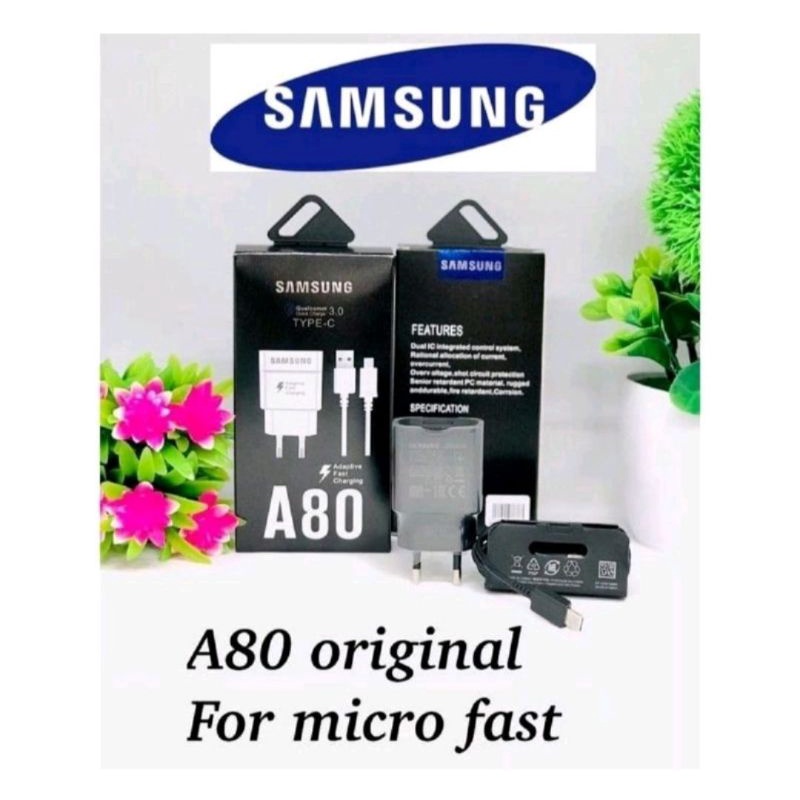 Charger Samsung A80 For Android Casan Samsung A80 USB micro