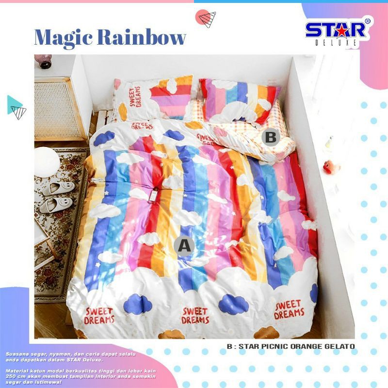 Sprei Magic Rainbow