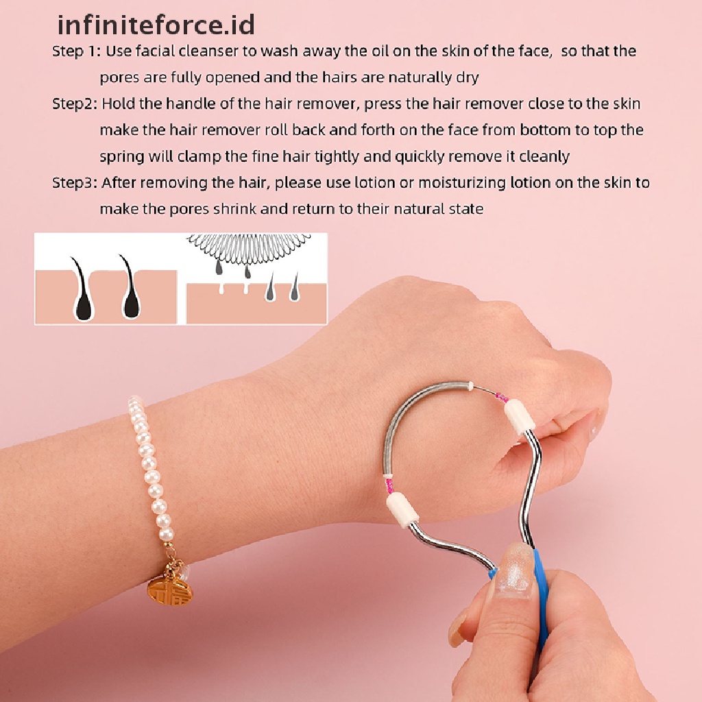 Infiniteforce.id 3pcs / Set Stik Epilator Penghilang Bulu Wajah