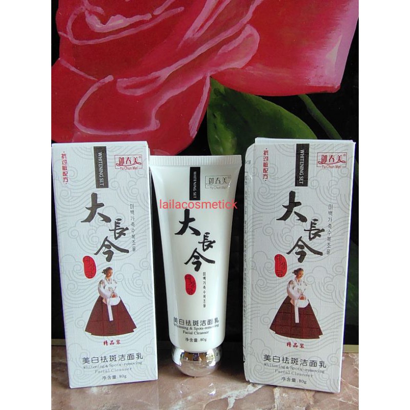 sabun Wajah yu chun mei white 80gram Facial cleanser