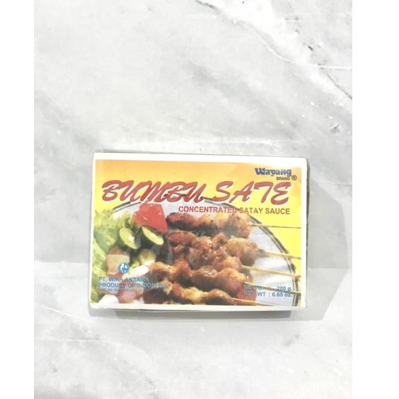 

COD 9.9 Bumbu Sate 200 gram, Wayang brand, kwalitas export, minimum order 2 pack ..,,.,,.,