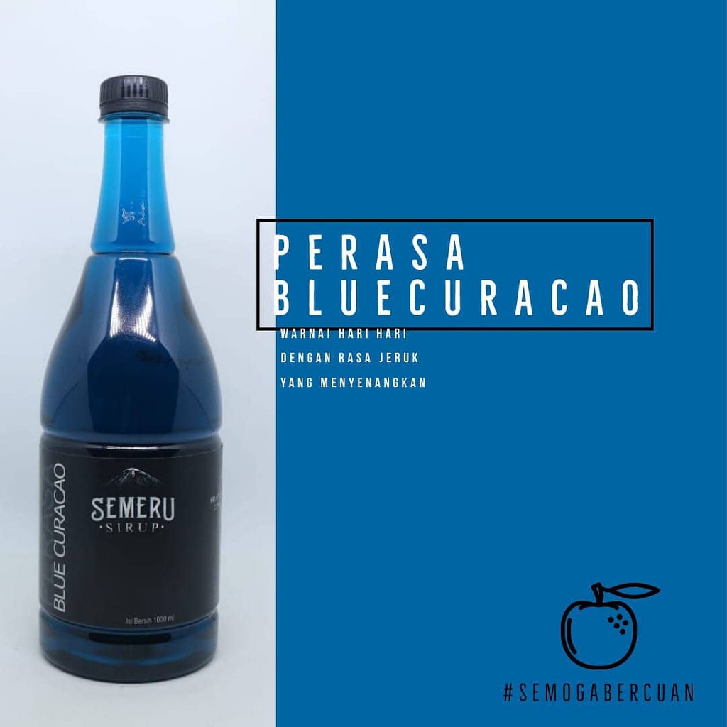 

Sirup Semeru Rasa Blue Curocao | Semeru Blue Curocao Syrup 1000 ml