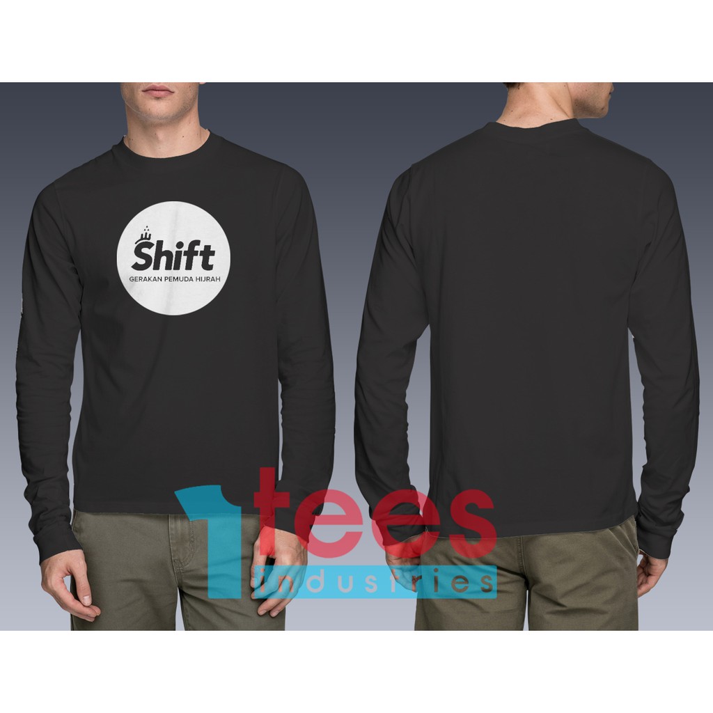 KAOS BAJU LONGSLEVE ISLAMI SHIFT PEMUDA HIJRAH