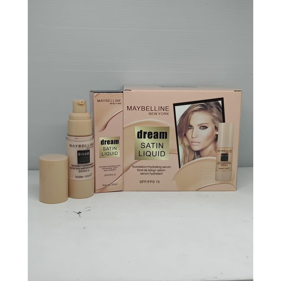 [Per Pc] Alas Bedak Maybelline Dream Satin Liquid &amp; Love Foundation