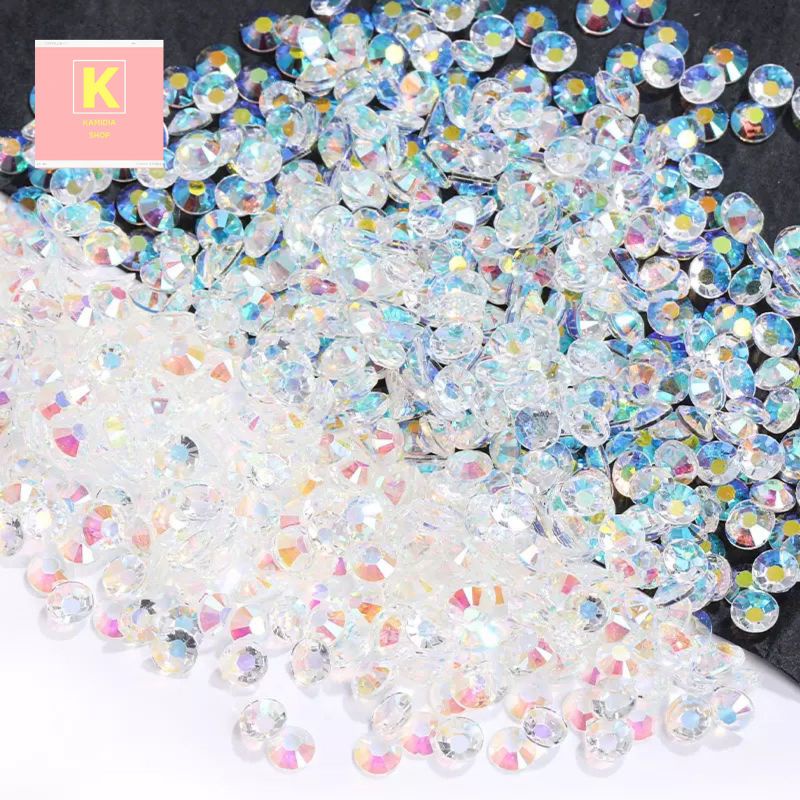 MANIK MANIK  RHINESTONE UKURAN 3 MM GEMS HENNA