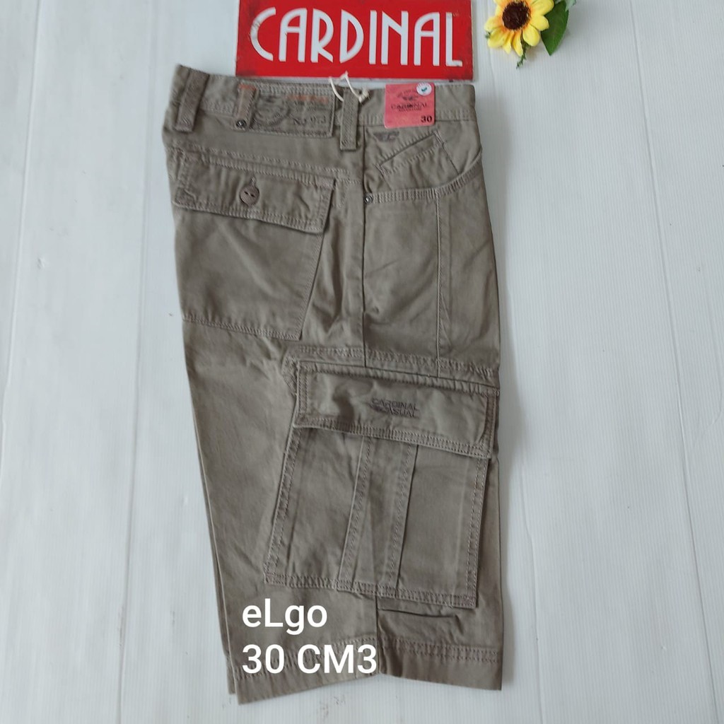 BB 30-CM KPL CARDINAL KEMPOL CASUAL Celana Pendek Kempol Fashion Pria Brand Kekinian