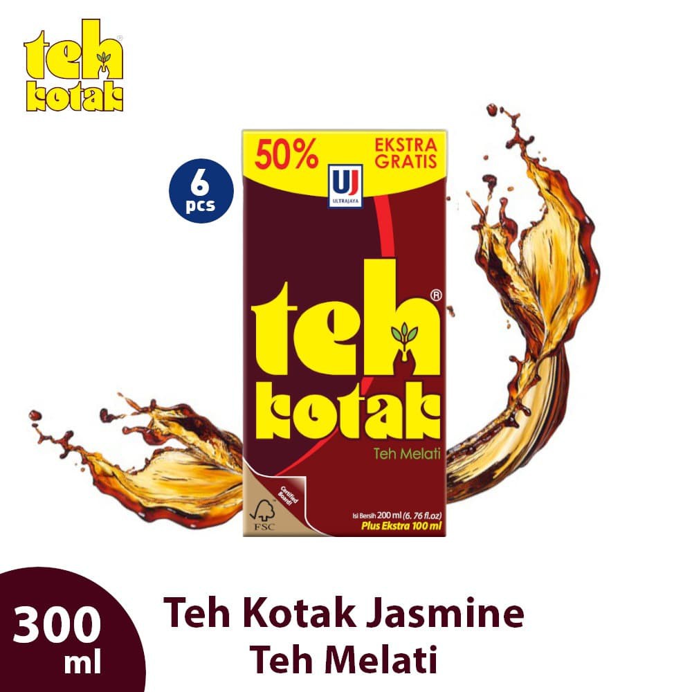 

PROMO [6PCS] TEH KOTAK JASMINE 300 ML TERMURAH