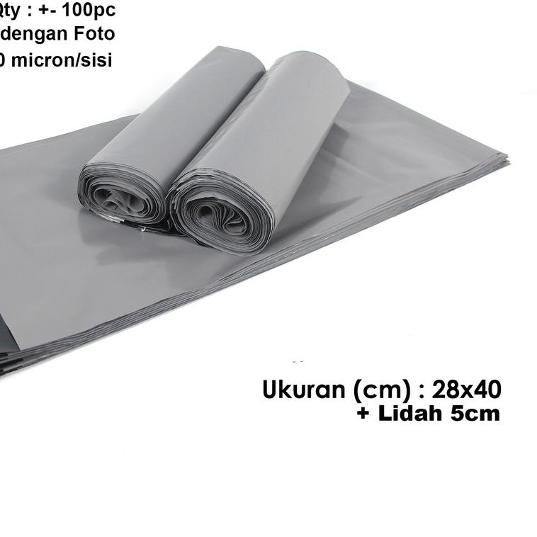 

♩ 28 x 40cm Polymailer Polybag Kantong Amplop Plastik Packing (Isi 100) ✈