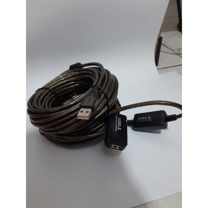 Kabel USB 2.0 Extension 15Meter Aktif - Kabel USB Male to Female