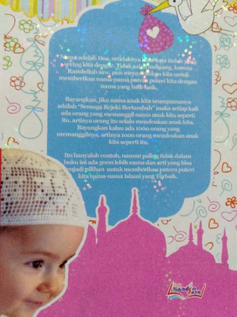 Buku Rangkaian Nama Bayi Islami Terindah