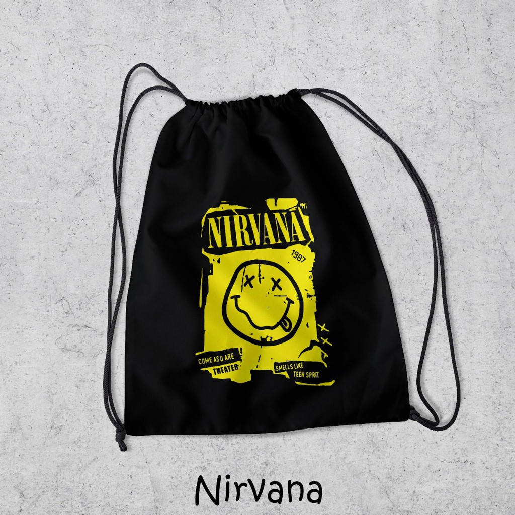 ZCO - Tas Serut Multifungsi Untuk Olahraga Sekolah Futsal Basket Berenang Tas Serut Nirvana