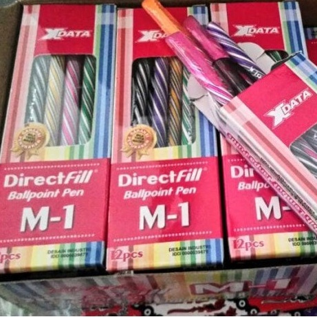 

Pulpen X Data DIRECT FILL M1 isi 12 Pcs