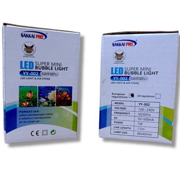 LAMPU SOROT LED AQUARIUM TOPLES SAKKAI PRO YY 002