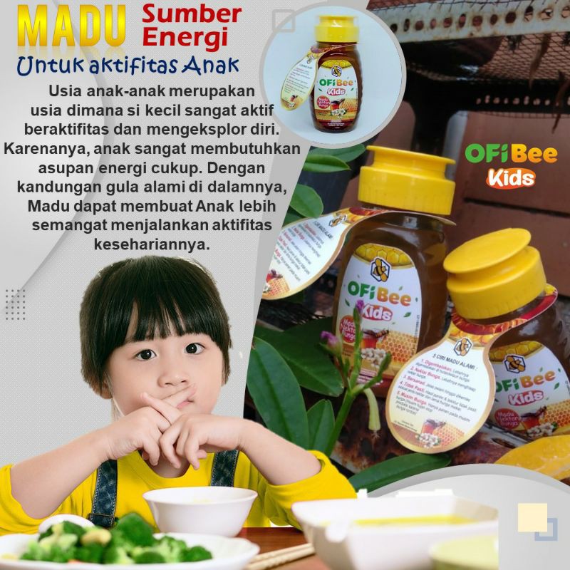 Madu Batuk dan Madu Kecerdasan | Madu Nafsu Makan Anak | Madu Murni Alami Anak | Madu OFi Bee Kids