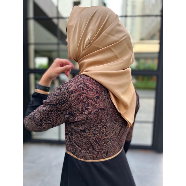JADA series GOLD | hijab jilbab kerudung segi empat kondangan| satin premium