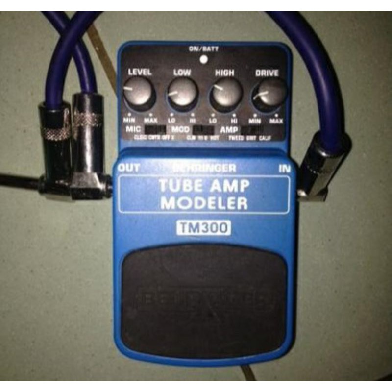 Efek gitar behringer tube amp / Efek distorsi