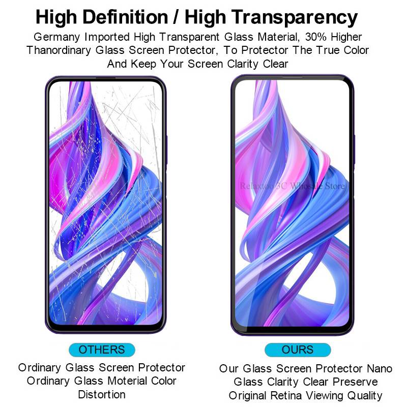 9D VIVO Tempered Glass Screen Protector NON-FULL 2.5D V Series/Y Series/X Series/S Series Model