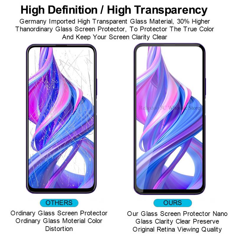 9D VIVO Tempered Glass Screen Protector NON-FULL 2.5D V Series/Y Series/X Series/S Series Model