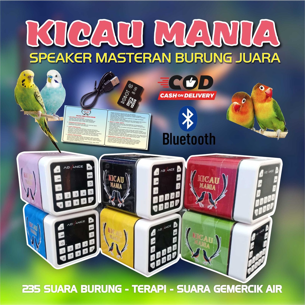 SPEAKER PEMASTERAN BURUNG TERMURAH TERLENGKAP SERI BARU ADVANCE R1