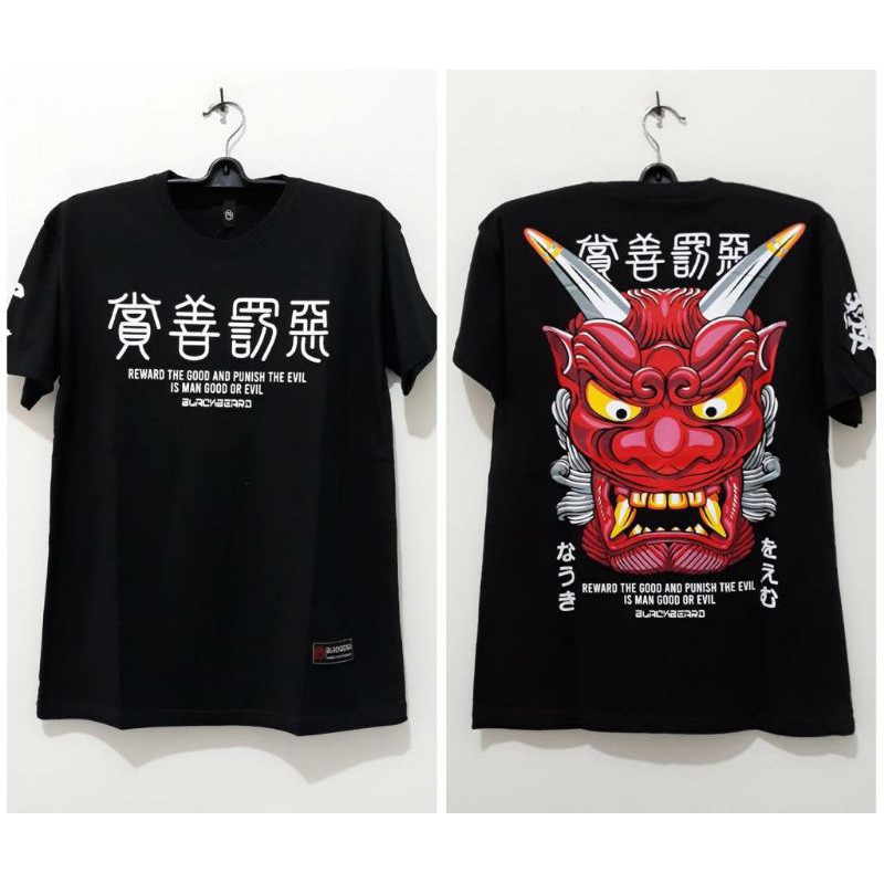 KAOS TSHIRT PRIA /BAJU SAMURAI JAPAN RONIN ONICLAY GEISHA DISTRO PREMIUM