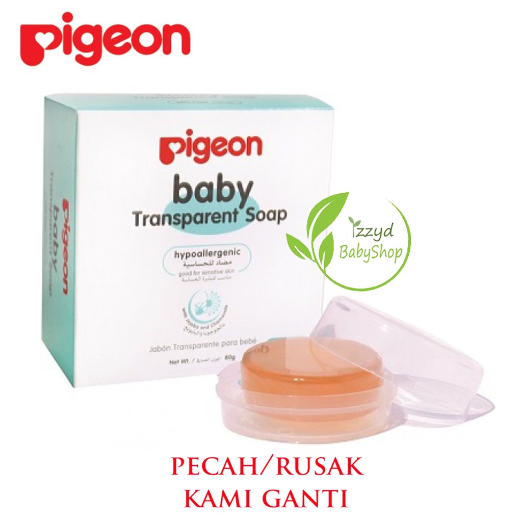 PIGEON Baby wash chamomile 200ml, shampoo, cologne, liquid soap, oil with telon, Transparent Soap chamomile 80Gr - Paraben Free sabun bayi transparant