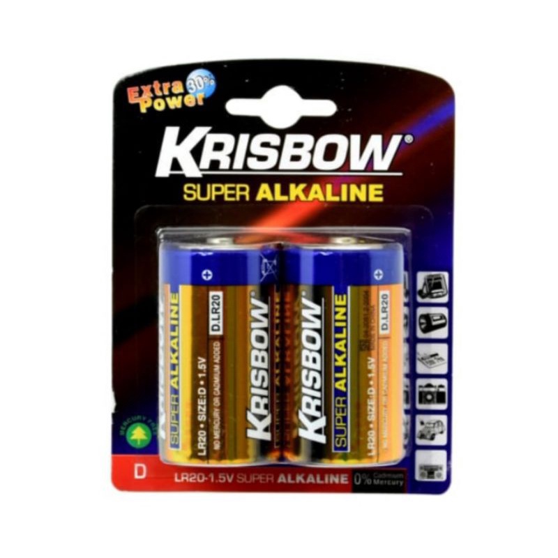 BATRE D / BATERE D / BATTERY TYPE D ALKALINE KRISBOW