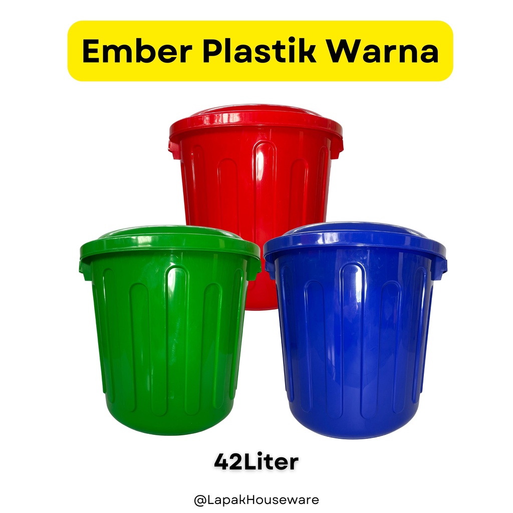 Ember Plastik 42 Liter Warna / Ember Plastik Besar / Ember Air / Ember Plastik kuat