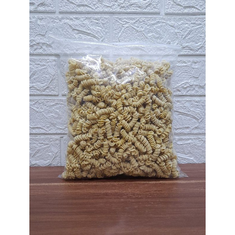 

makaroni spiral mentah kemasan 500gram