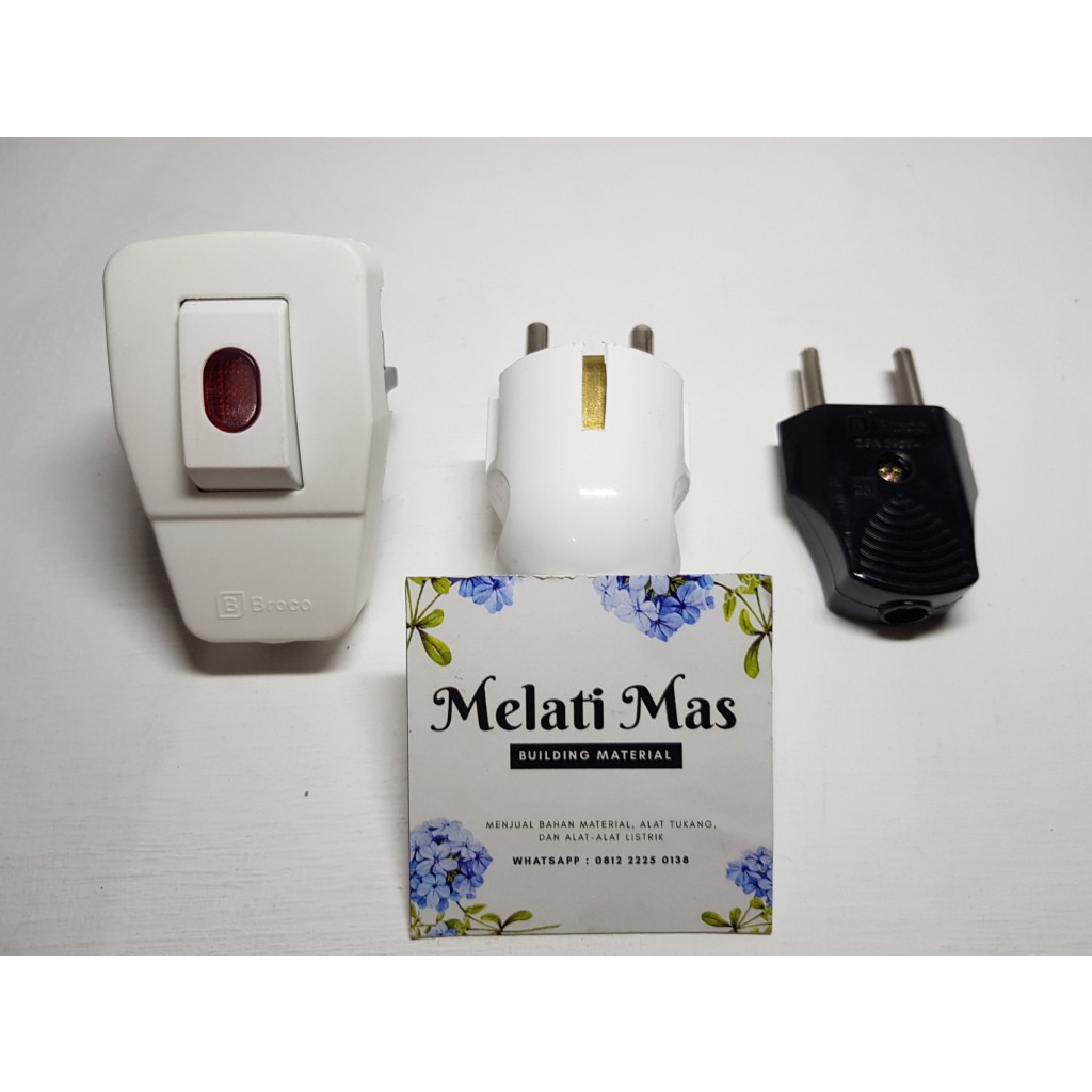 Broco Steker Arder / Broco Steker Hitam / Broco Steker Saklar