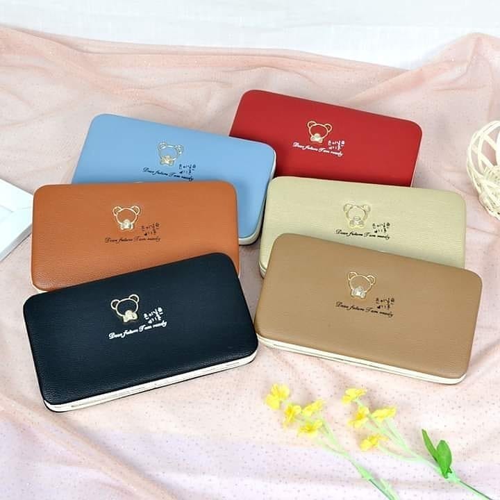 Dompet Box Variasi Tedy Bear Wanita Import 1517-6