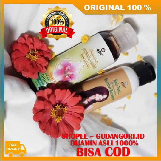 NOVE Paket Perawatan 2in1 Rambut Uban Shampoo Ekstrak Daun Hibiscus BPOM ORIGINAL