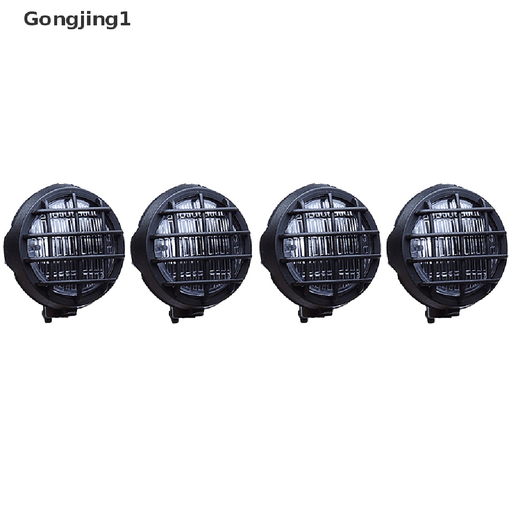 Gongjing1 4Pcs Kap Lampu Sorot led Untuk Atap Mobil rc crawler axial scx10 Skala 1: 10