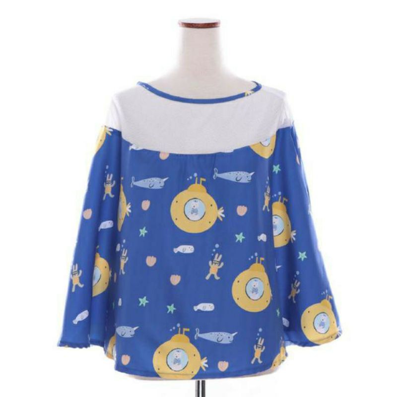 Apron Menyusui Nursing Cover Melingkar Kain Penutup Menyusui C24