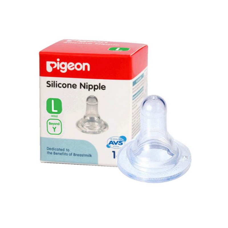 pigeon silicone nipple L