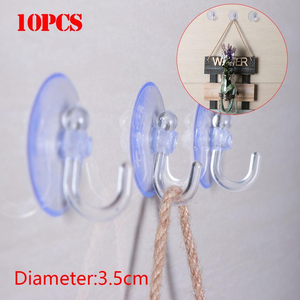 Chookyy 10pcs Rel Penyimpanan Suction Cup Gantungan Suckers