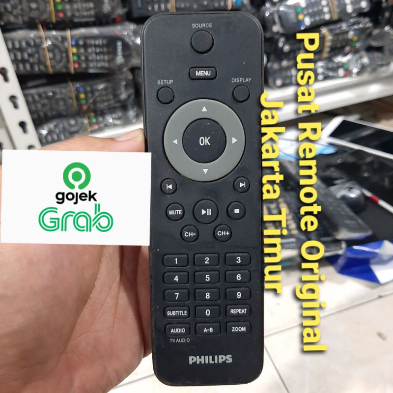 REMOTE REMOT TV PHILIPS LED LCD ORIGINAL ASLI HITAM