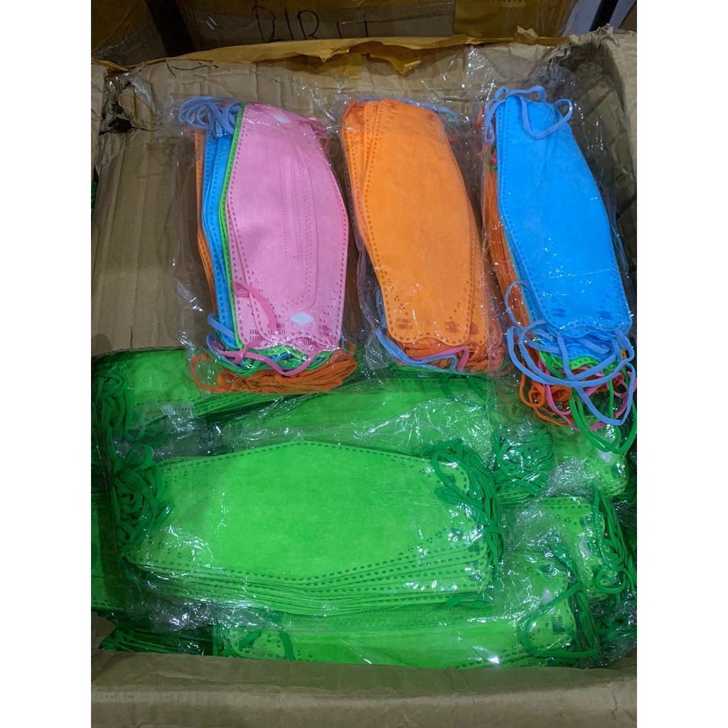 [1 PCS] MASKER KF94  WARNA WARNI CANTIK JELITA DEWASA BAHAN PREMIUM KOREA 4 PLY EVO 4D IMPORT